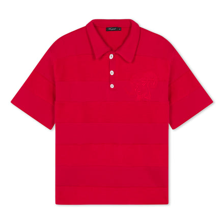 Winfield Patchwork Short Sleeve Polo Shirt