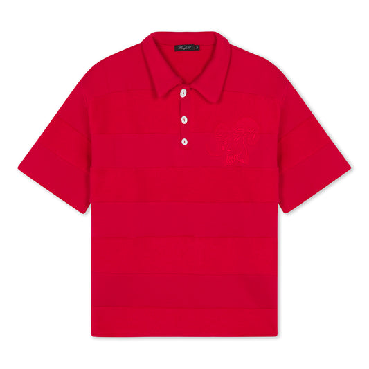Winfield Patchwork Short Sleeve Polo Shirt