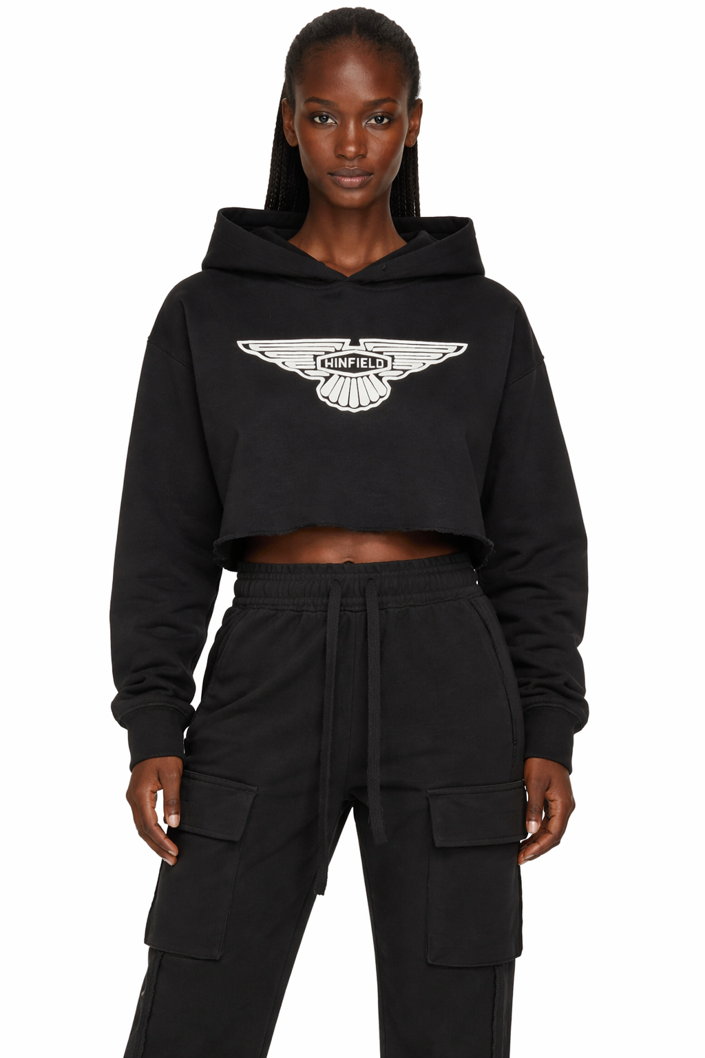 Winfield Wardrobe Oversized Crop Hoodie