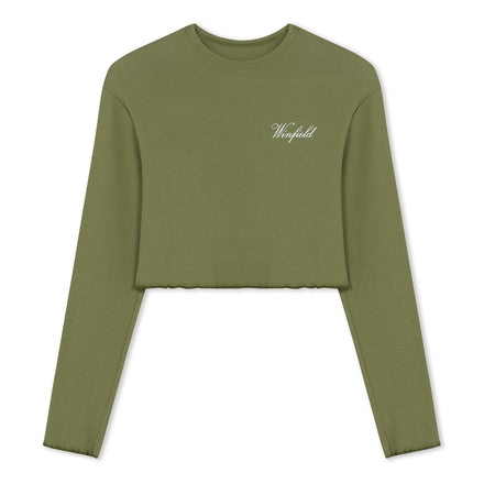 Winfield Women's Long Sleeve Ribbed Crop