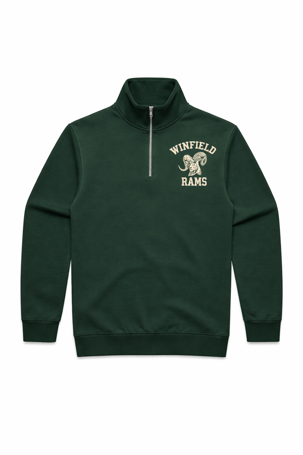 Winfield Rams Half Zip Crew