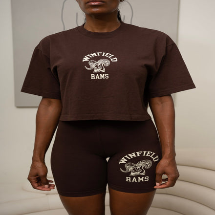 Winfield Rams Crop T Shirt