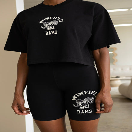 Winfield Rams Crop T Shirt