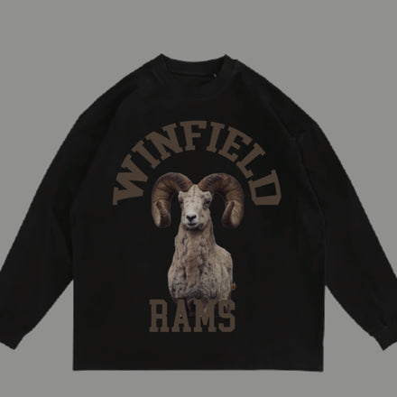 Mens Rams Long Sleeve Shirt